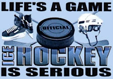 Bewild Ice Hockey Is Serious T-Shirt Sport Inspiration