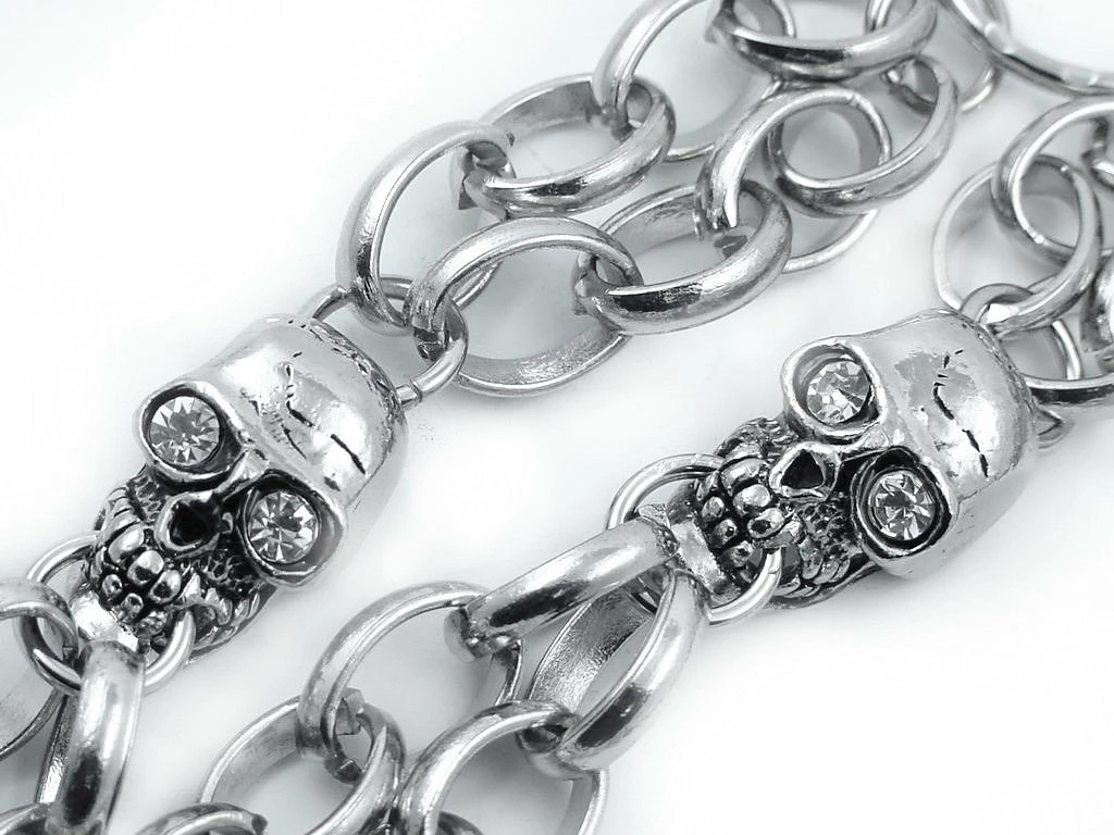 Bewild Wallets & Chains Iced Out Skulls Jean & Wallet Chain 3 Bewild Wallets & Chains Iced Out Skulls Jean & Wallet Chain