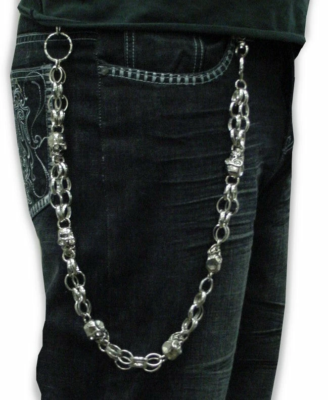 Bewild Wallets & Chains Iced Out Skulls Jean & Wallet Chain 8 Bewild Wallets & Chains Iced Out Skulls Jean & Wallet Chain