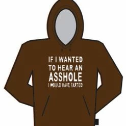 Bewild Cool Funny & Offensive If I Wanted To Hear An Asshole,... Hoodie