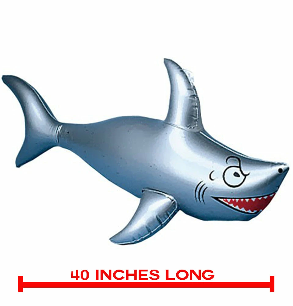 Bewild Inflatable Shark - 40 Inches Long! Inflatable Goods 3 Bewild Inflatable Shark - 40 Inches Long! Inflatable Goods