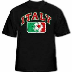 Bewild Nationality & Ethnic International Italy Soccer T-Shirt