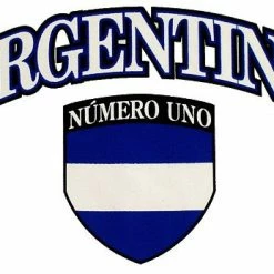 Bewild Nationality & Ethnic International Soccer Shirts - Argentina Crest T-Shirt (Girls)