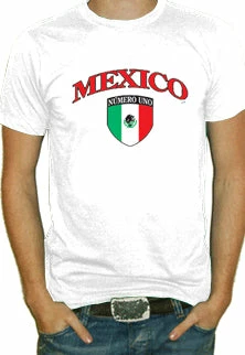 Bewild International Soccer Shirts - Mexico Crest T-Shirt (Mens)