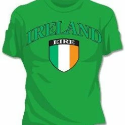Bewild Ireland Eire Girls T-Shirt Nationality & Ethnic