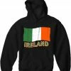 Bewild Ireland Vintage Flag Adult Hoodie