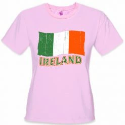 Bewild Ireland Vintage Flag Girl's T-Shirt Nationality & Ethnic 19 Bewild Ireland Vintage Flag Girl's T-Shirt Nationality & Ethnic