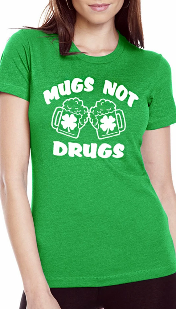 Bewild Irish Drinking T-Shirts - Mugs Not Drugs Girl's T-Shirt St.Patricks Day 7 Bewild Irish Drinking T-Shirts - Mugs Not Drugs Girl's T-Shirt St.Patricks Day