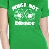 Bewild Irish Drinking T-Shirts - Mugs Not Drugs Girl's T-Shirt St.Patricks Day