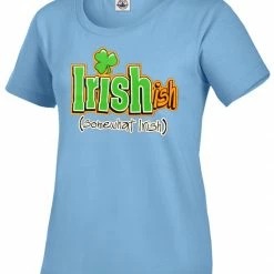 Bewild Irish-Ish Funny Girl's T-Shirt St.Patricks Day 19 Bewild Irish-Ish Funny Girl's T-Shirt St.Patricks Day