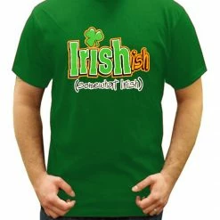 Bewild Irish-Ish Funny Men's T-Shirt St.Patricks Day