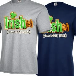 Bewild Irish-Ish Funny Men's T-Shirt St.Patricks Day