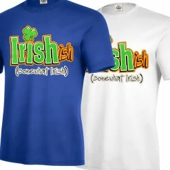 Bewild Irish-Ish Funny Men's T-Shirt St.Patricks Day