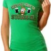 Bewild Irish "Let's Get Ready To Stumble!" Girls T-Shirt St.Patricks Day