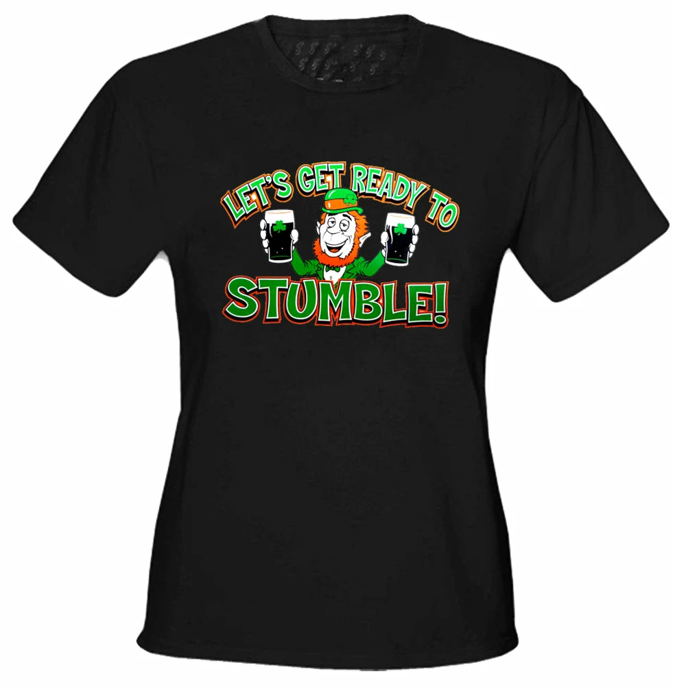 Bewild Irish "Let's Get Ready To Stumble!" Girls T-Shirt St.Patricks Day 5 Bewild Irish "Let's Get Ready To Stumble!" Girls T-Shirt St.Patricks Day