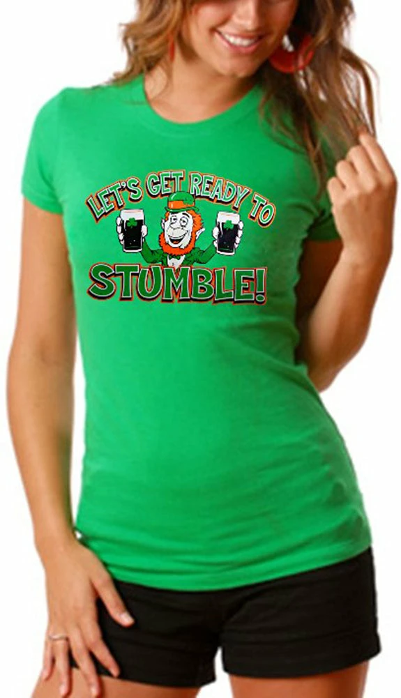 Bewild Irish "Let's Get Ready To Stumble!" Girls T-Shirt St.Patricks Day 6 Bewild Irish "Let's Get Ready To Stumble!" Girls T-Shirt St.Patricks Day