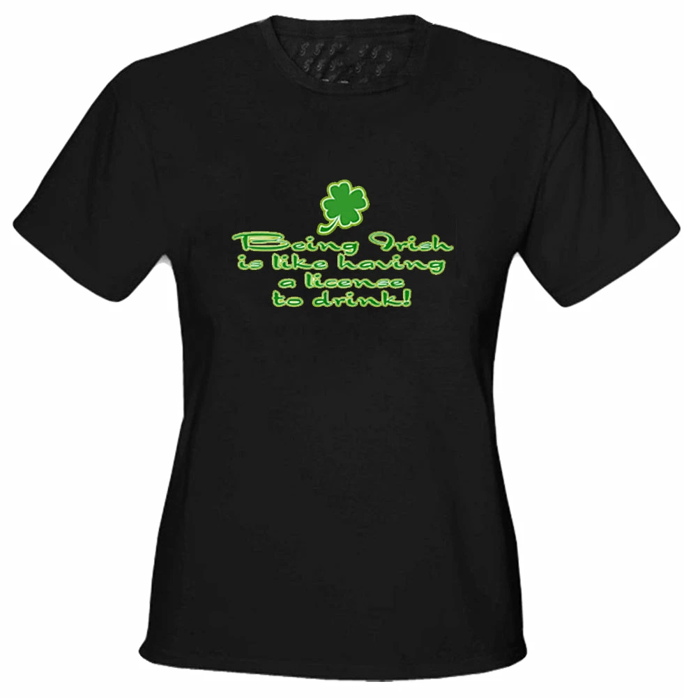 Bewild Irish License To Drink Girls T-Shirt St.Patricks Day 5 Bewild Irish License To Drink Girls T-Shirt St.Patricks Day