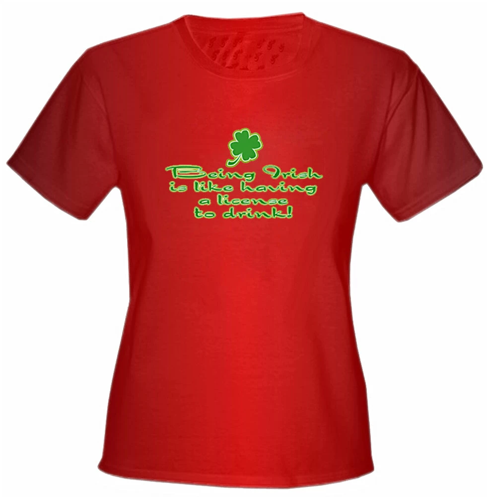 Bewild Irish License To Drink Girls T-Shirt St.Patricks Day 8 Bewild Irish License To Drink Girls T-Shirt St.Patricks Day