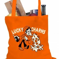 Bewild Irish Lucky Charms Funny Drinking Tote Bag Holiday Prints