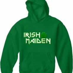 Bewild Irish Maiden Adult Hoodie