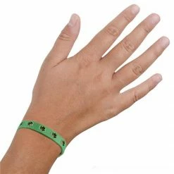Bewild Accessories Irish St. Patrick's Day Cut Out Shamrock Rubber Bracelet (2) 11 Bewild Accessories Irish St. Patrick's Day Cut Out Shamrock Rubber Bracelet (2)