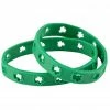 Bewild Accessories Irish St. Patrick's Day Cut Out Shamrock Rubber Bracelet (2)