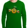 Bewild St.Patricks Day Irish St. Patrick's Day Drinking Leprechaun Emoji Thermal Shirt