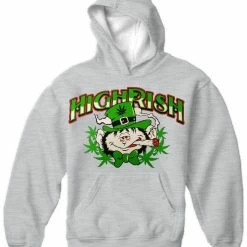 Bewild Irish Stoner Sweatshirt - Highrish Hoodie Unisex Sweatshirts & Long Sleeve 14 Bewild Irish Stoner Sweatshirt - Highrish Hoodie Unisex Sweatshirts & Long Sleeve