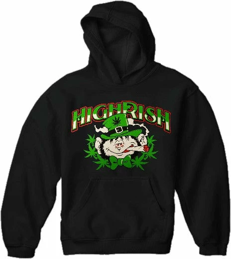 Bewild Irish Stoner Sweatshirt - Highrish Hoodie Unisex Sweatshirts & Long Sleeve 4 Bewild Irish Stoner Sweatshirt - Highrish Hoodie Unisex Sweatshirts & Long Sleeve