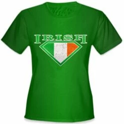 Bewild Irish Super Shield Ladies T-Shirt St.Patricks Day