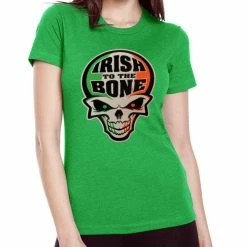 Bewild Irish To The Bone Girl's T-Shirts St.Patricks Day