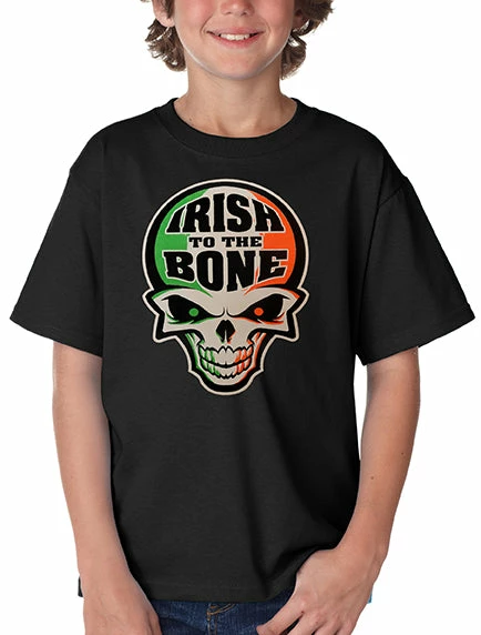 Bewild St.Patricks Day Irish To The Bone Kid's T-Shirt 6 Bewild St.Patricks Day Irish To The Bone Kid's T-Shirt