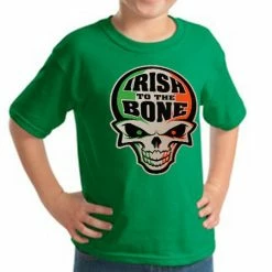 Bewild St.Patricks Day Irish To The Bone Kid's T-Shirt