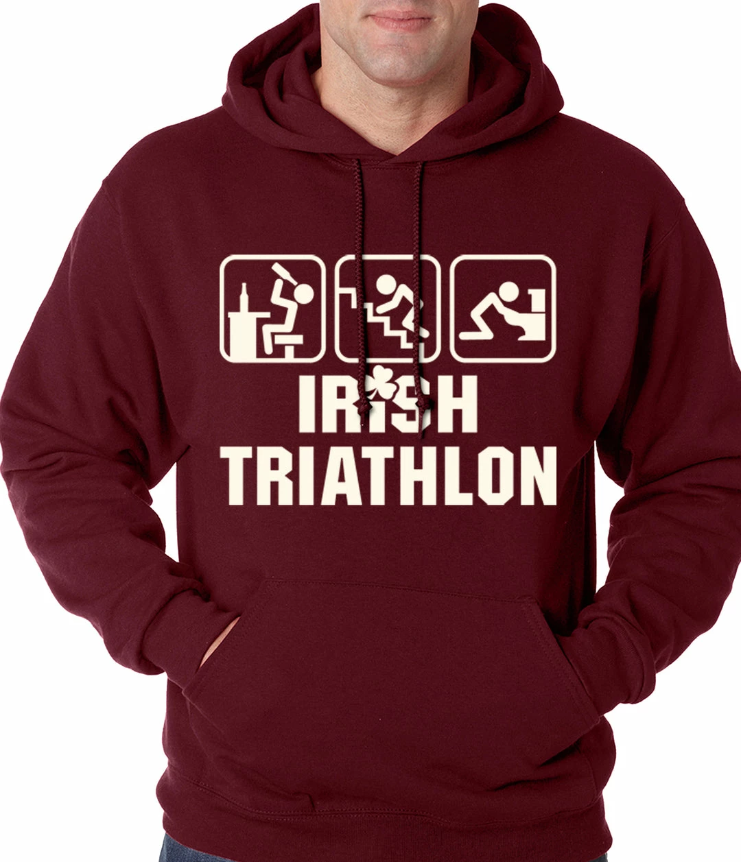 Bewild St.Patricks Day Irish Triathlon Funny St. Patrick's Day Adult Hoodie 8 Bewild St.Patricks Day Irish Triathlon Funny St. Patrick's Day Adult Hoodie