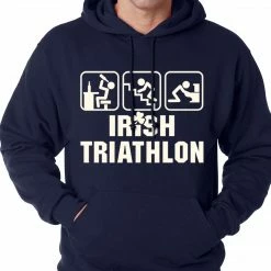 Bewild St.Patricks Day Irish Triathlon Funny St. Patrick's Day Adult Hoodie 17 Bewild St.Patricks Day Irish Triathlon Funny St. Patrick's Day Adult Hoodie