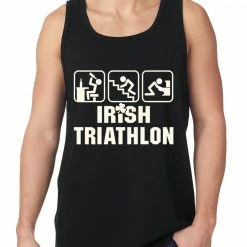 Bewild Irish Triathlon Funny St. Patrick's Day Tank Top