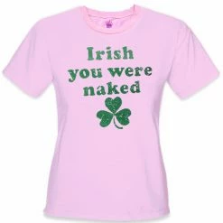 Bewild Irish You Were Naked (Dark Green Print) Girl's T-Shirt 13 Bewild Irish You Were Naked (Dark Green Print) Girl's T-Shirt