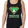 Bewild Irishman Saving The World One Drink At A Time Tank Top