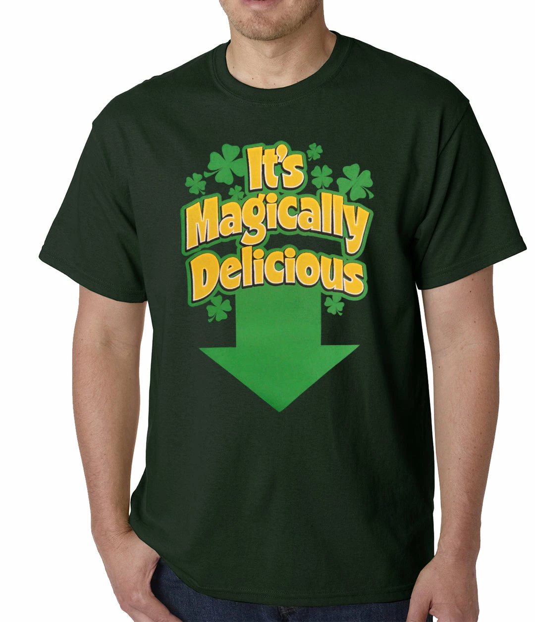 Bewild It's Magically Delicious Irish Shamrock Mens T-shirt St.Patricks Day 3 Bewild It's Magically Delicious Irish Shamrock Mens T-shirt St.Patricks Day