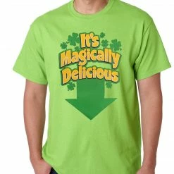 Bewild It's Magically Delicious Irish Shamrock Mens T-shirt St.Patricks Day 18 Bewild It's Magically Delicious Irish Shamrock Mens T-shirt St.Patricks Day
