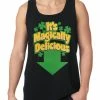 Bewild St.Patricks Day It's Magically Delicious Irish Shamrock Tanktop