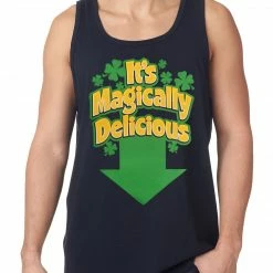 Bewild St.Patricks Day It's Magically Delicious Irish Shamrock Tanktop