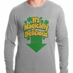 Bewild It's Magically Delicious Irish Shamrock Thermal Shirt 9 Bewild It's Magically Delicious Irish Shamrock Thermal Shirt