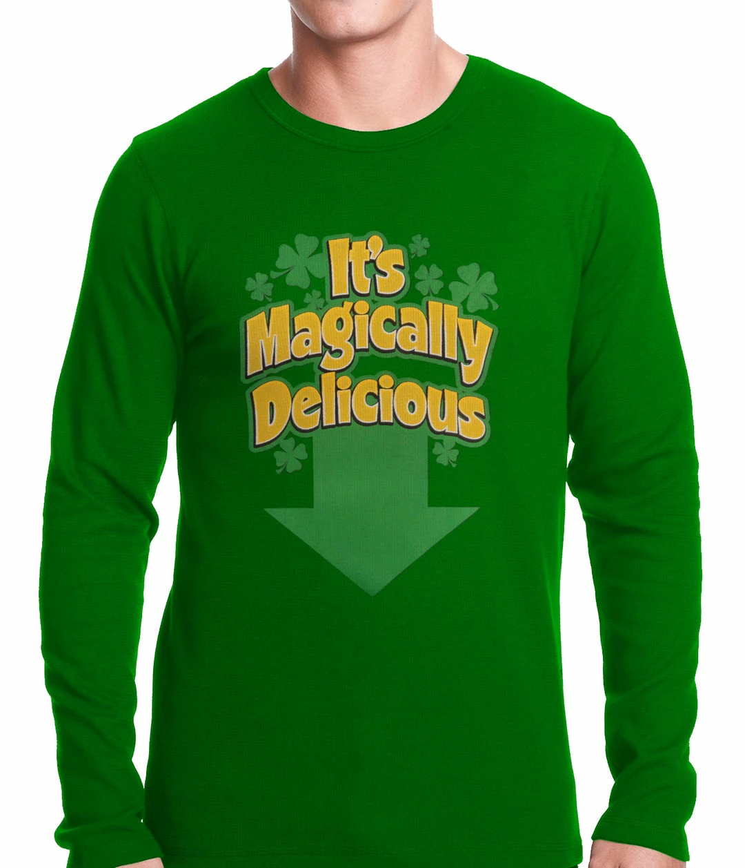 Bewild It's Magically Delicious Irish Shamrock Thermal Shirt 6 Bewild It's Magically Delicious Irish Shamrock Thermal Shirt