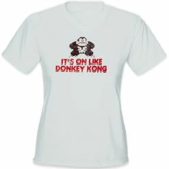 Bewild Cool Funny & Offensive It's On Like Donkey Kong Girls T-Shirt :: Vintage Gamer Chick Tee 13 Bewild Cool Funny & Offensive It's On Like Donkey Kong Girls T-Shirt :: Vintage Gamer Chick Tee