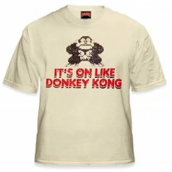 Bewild Comic Con & Gaming Clothing, Video Game It's On Like Donkey Kong T-Shirt :: Vintage Gamer Tee