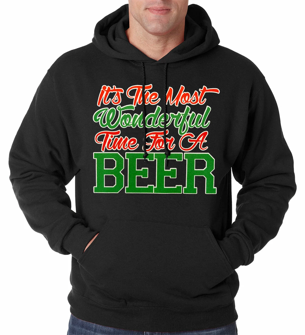 Bewild It's The Most Wonderful Time For A Beer Adult Hoodie Holiday Prints 5 Bewild It's The Most Wonderful Time For A Beer Adult Hoodie Holiday Prints