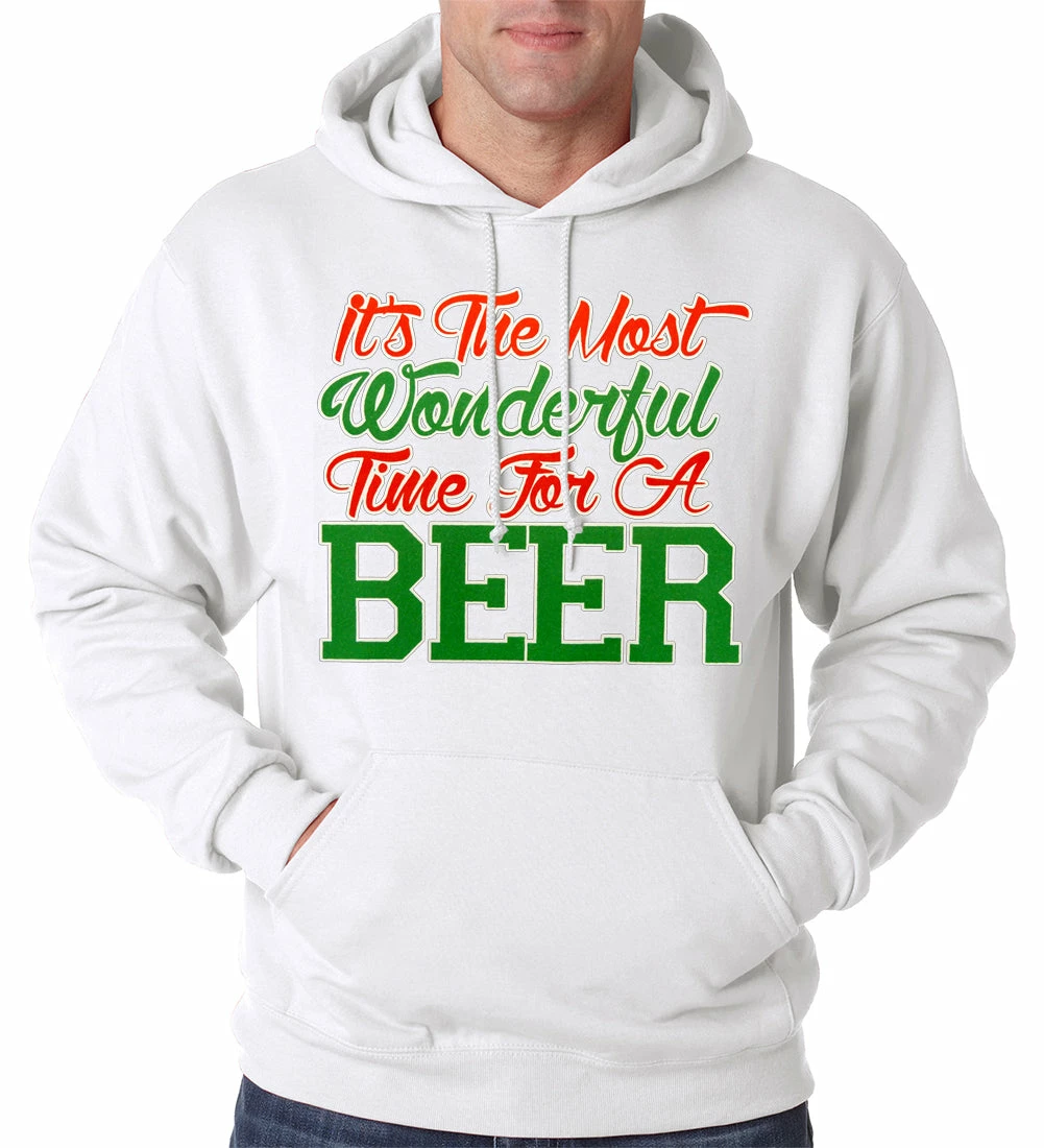 Bewild It's The Most Wonderful Time For A Beer Adult Hoodie Holiday Prints 10 Bewild It's The Most Wonderful Time For A Beer Adult Hoodie Holiday Prints