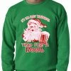 Bewild It's The Most Wonderful Time For A Beer Funny Christmas Adult Crewneck