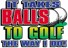 Bewild It Takes Balls To Golf T-Shirt Sport Inspiration